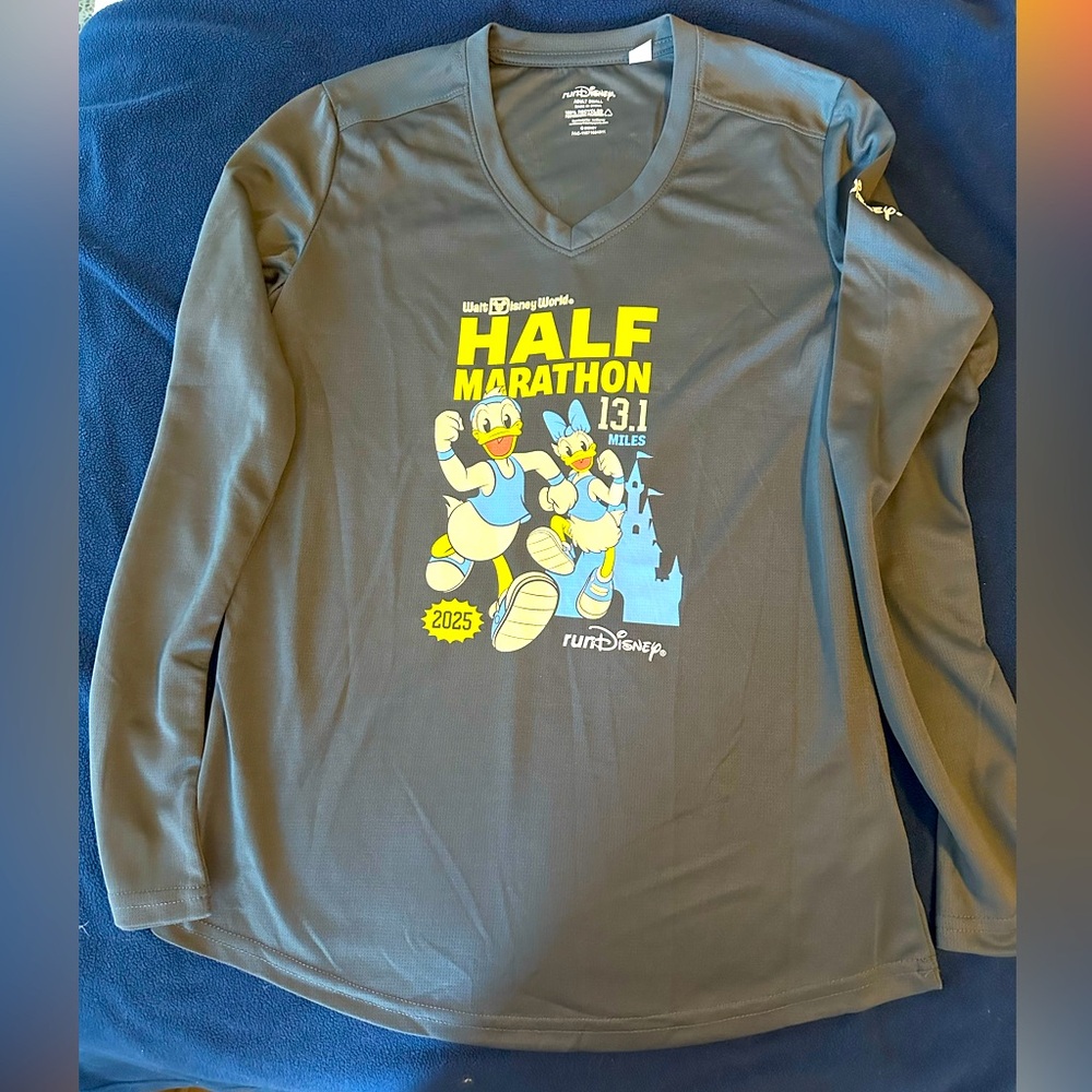 2025 Walt Disney World Marathon Weekend Half Marathon Long Sleeve Tech Tee